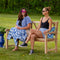 Sunnydaze 2-Person Teak Patio Bench for Outside