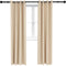 Sunnydaze Beige Outdoor Room Darkening Curtains