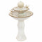 Sunnydaze 2-Tier Ceramic Outdoor Water Fountain 27" - Resting Birds