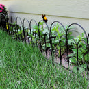 Sunnydaze 5-Piece Victorian Border Fence Set - 7.5' Overall