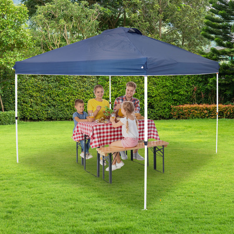 Sunnydaze Premium Oxford Fabric Pop-Up Canopy Shade with Vent