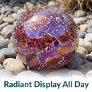 Sunnydaze 10-Inch Glass Gazing Globe for Garden or Backyard