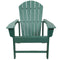 Sunnydaze Upright, All-Weather Adirondack Chair - 300-Pound Capacity - 38.25” H