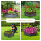 Sunnydaze Galvanized Steel Hexagon Raised Garden Bed - 12.25" H