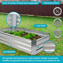 Sunnydaze Galvanized Steel Raised Garden Bed