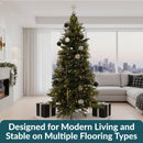 Sunnydaze Stately and Slim Artificial Christmas Tree - Unlit