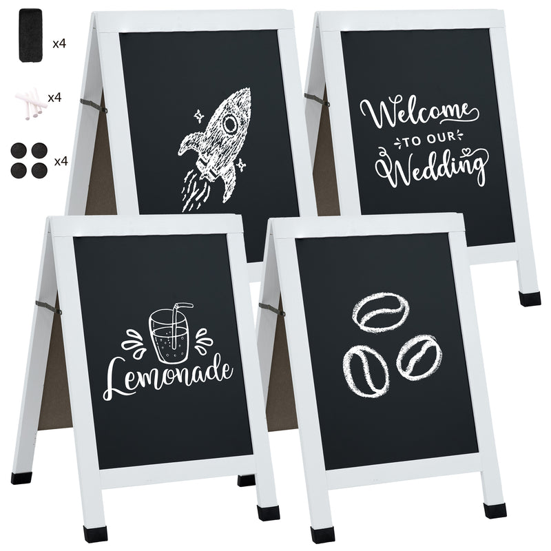 Sunnydaze 30" x 20" A-Frame Chalkboard Sign