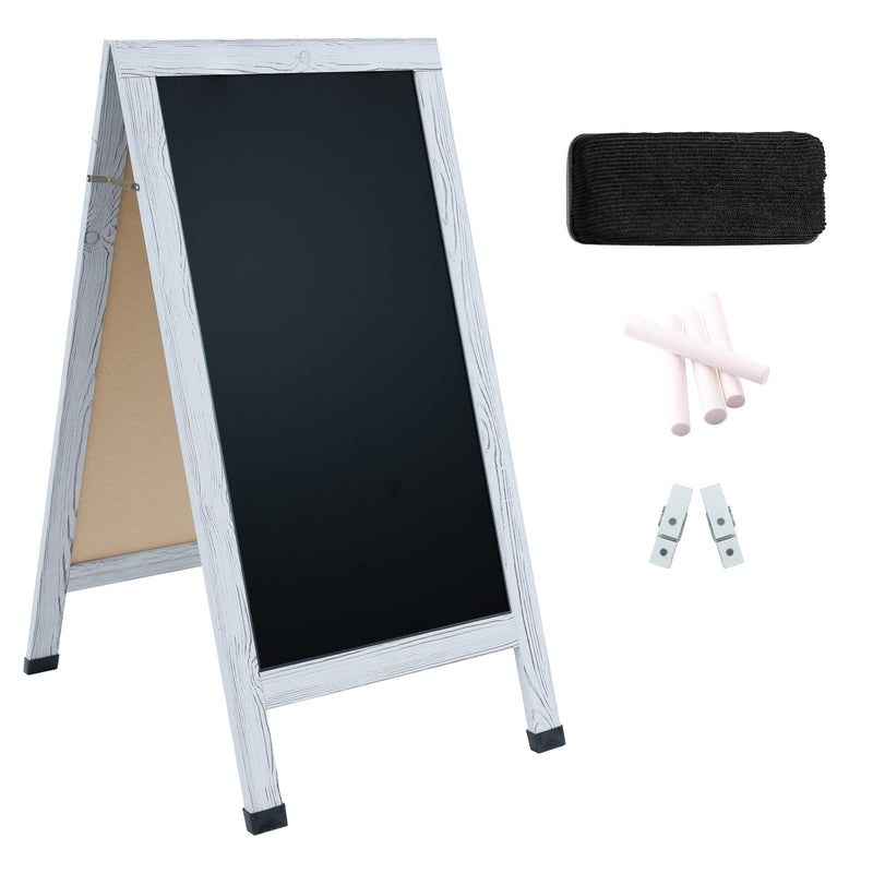 Sunnydaze 57" x 27" A-Frame Chalkboard Sign