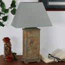 Sunnydaze Natural Slate Outdoor Table Lamp - 24" H