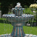 Sunnydaze Nouveau Tiered Garden Water Fountain - 41" H