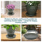 Sunnydaze Set of 4 Glazed Ceramic Planter Saucers