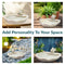 Sunnydaze Glazed Ceramic Fish Outdoor Water Fountain - 7"