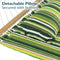 Sunnydaze 2-Person Quilted Fabric Double Hammock with Pillow