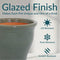 Sunnydaze Studio Glazed Ceramic Planter with Drainage