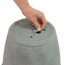 Sunnydaze Anjelica Polyresin Large Round Outdoor Planter