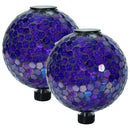 Sunnydaze 10-Inch Solar Glass Gazing Garden Globe