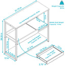 Image showing the overall product dimensions including height, depth and width.