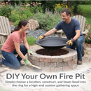 Sunnydaze Outdoor Fire Pit Bowl Replacement for DIY or Existing Stand