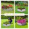 Sunnydaze Galvanized Steel Hexagon Raised Garden Bed - 12.25" H