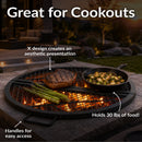 Sunnydaze Round Folding Camping Grill Grate