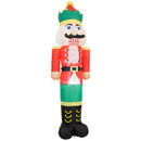 Sunnydaze 8' Nathaniel the Nutcracker Inflatable Christmas Decoration