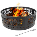 Sunnydaze 36" Heavy-Duty Metal Campfire Ring
