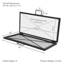 Sunnydaze Folding Camping Grill Grate