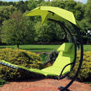 Sunnydaze Hanging Lounge Chair Replacement Cushion and Umbrella