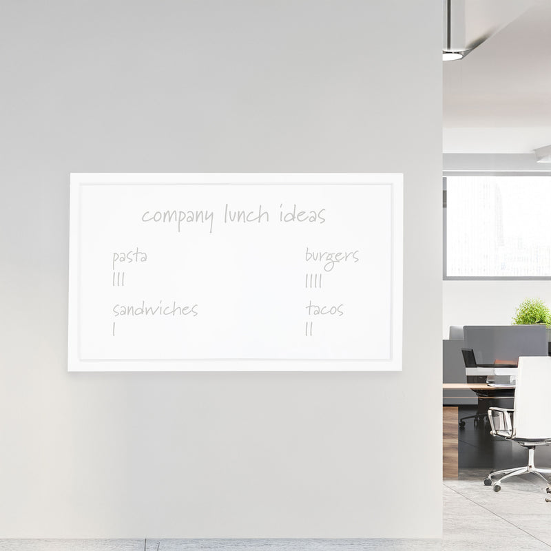 Sunnydaze 36" x 24" Magnetic Dry Erase Whiteboard for Wall