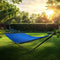 Sunnydaze 2-Person Soft-Spun Polyester Rope Hammock with Stand
