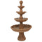 Sunnydaze Large Tiered Ball Outdoor Fountain, 80 Inch Tall