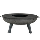 Sunnydaze 40" Cast Iron Fire Pit with Cooking Ledge