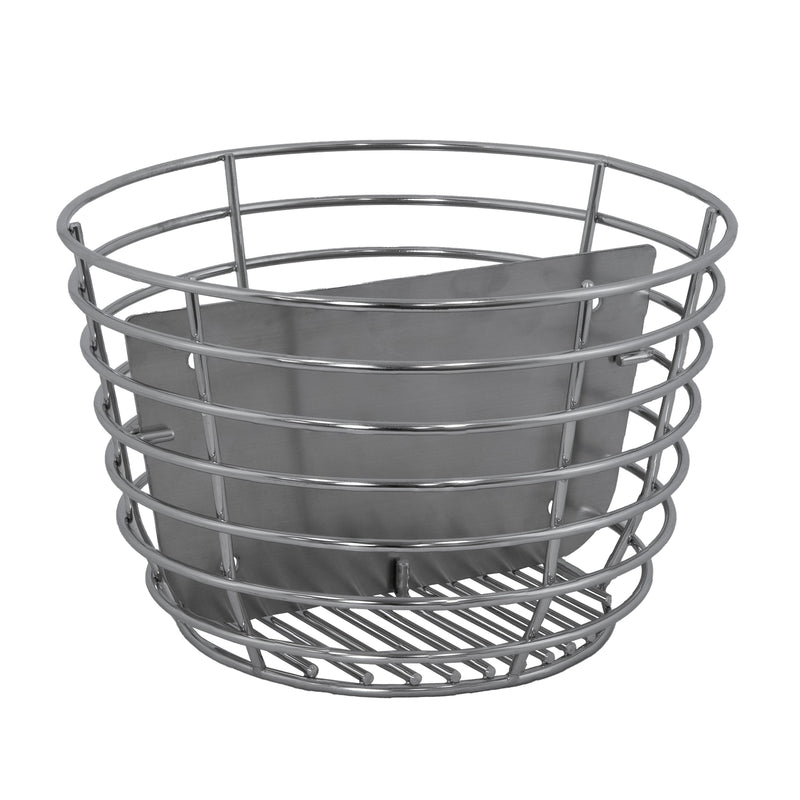 Sunnydaze Kamado Grill Basket with Divider for Kamado Charcoal Grills