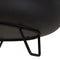 Sunnydaze Black Steel Outdoor Wood-Burning Fire Pit Bowl with Stand - 23"