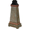 Sunnydaze Copper Trimmed Slate Outdoor Table Lamp - 30" H