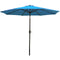 Sunnydaze Aluminum 9 Foot Patio Umbrella with Tilt & Crank