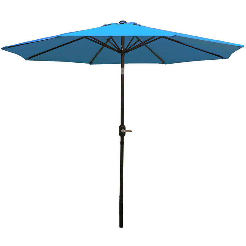 Sunnydaze Aluminum 9 Foot Patio Umbrella with Tilt & Crank