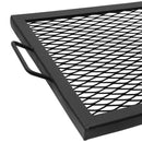 Sunnydaze X-Marks Rectangle Fire Pit Cooking Grill - 40"