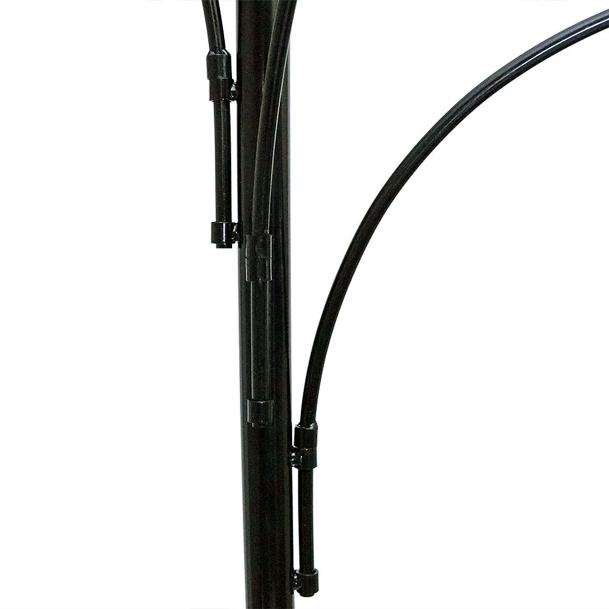 4 arm plant hanger Sunnydaze 4-Arm Hanging Plant Basket Stand with Adjustable Arms 84-inch Tall