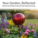 Sunnydaze 10-Inch Outdoor Glass Gazing Globe for Garden