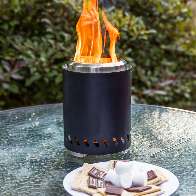 Sunnydaze Tabletop Smokeless Fire Pit with Triple-Burn Design