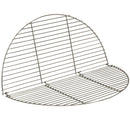 Sunnydaze Stainless Steel Round Folding Camping Grill Grate