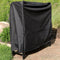 Sunnydaze Outdoor Firewood Log Rack Cover - Black