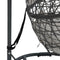 Sunnydaze Caroline Hanging Egg Chair with Steel Stand and Cushion