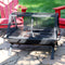 Sunnydaze 36" Northland Outdoor Fire Pit with Grill and Spark Screen