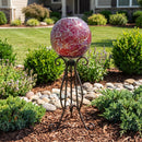 Sunnydaze 10-Inch Solar Glass Gazing Garden Globe