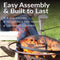 Sunnydaze Crossweave Wood-Burning Fire Pit with Spark Screen and Poker