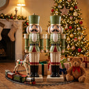 Sunnydaze Ivan the Rustic 3ft Resin Christmas Nutcracker Statue