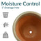 Sunnydaze Chalet Glazed Ceramic Planter with Drainage Holes - Set of 2