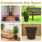 Sunnydaze Arabella Polyresin Outdoor Flower Pot Planter